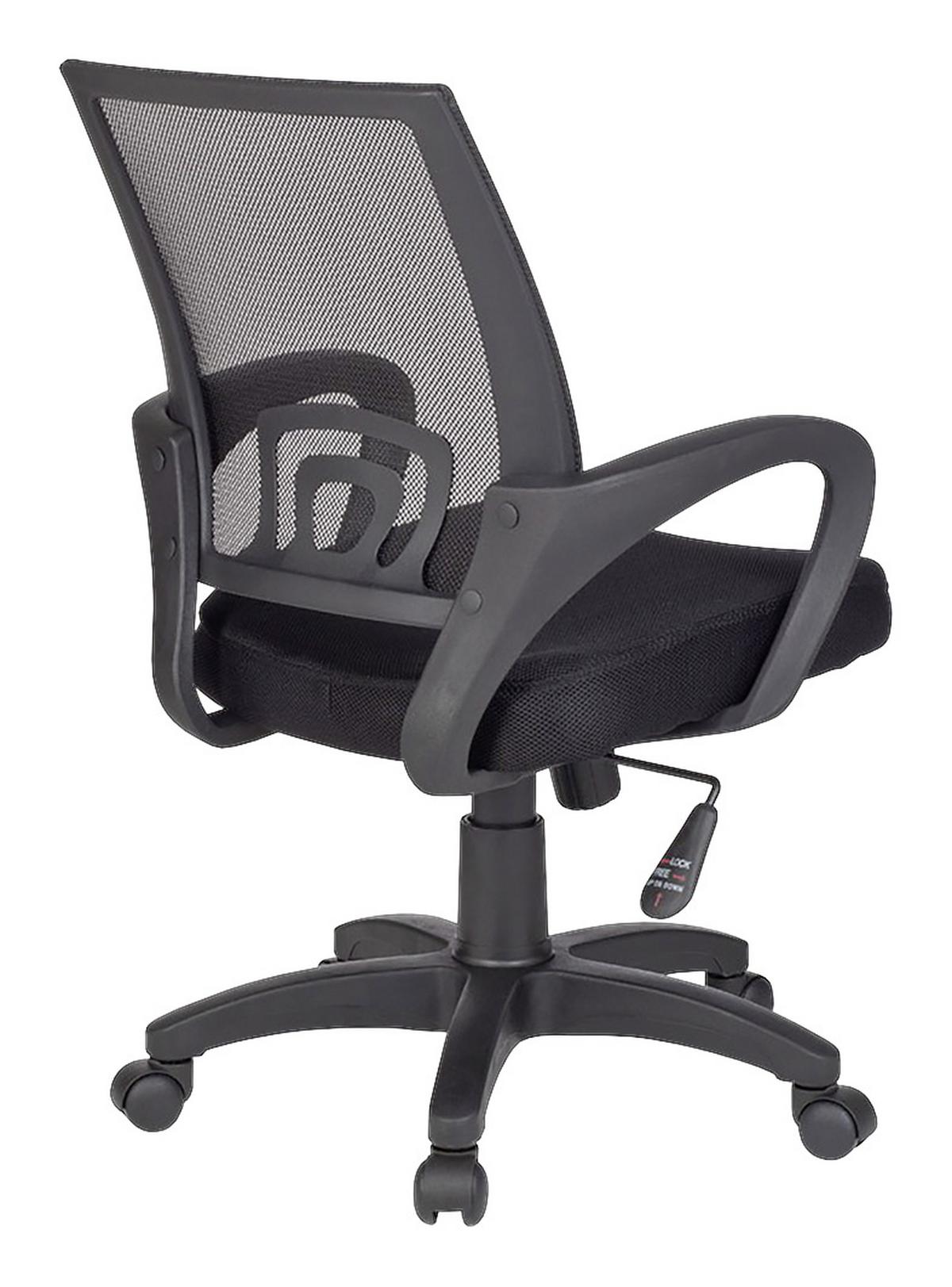 Otočná stolička pre dieťa Rivoli čierna - čierna, Konventionell, textil/plast (57/97/50cm) - MID.YOU