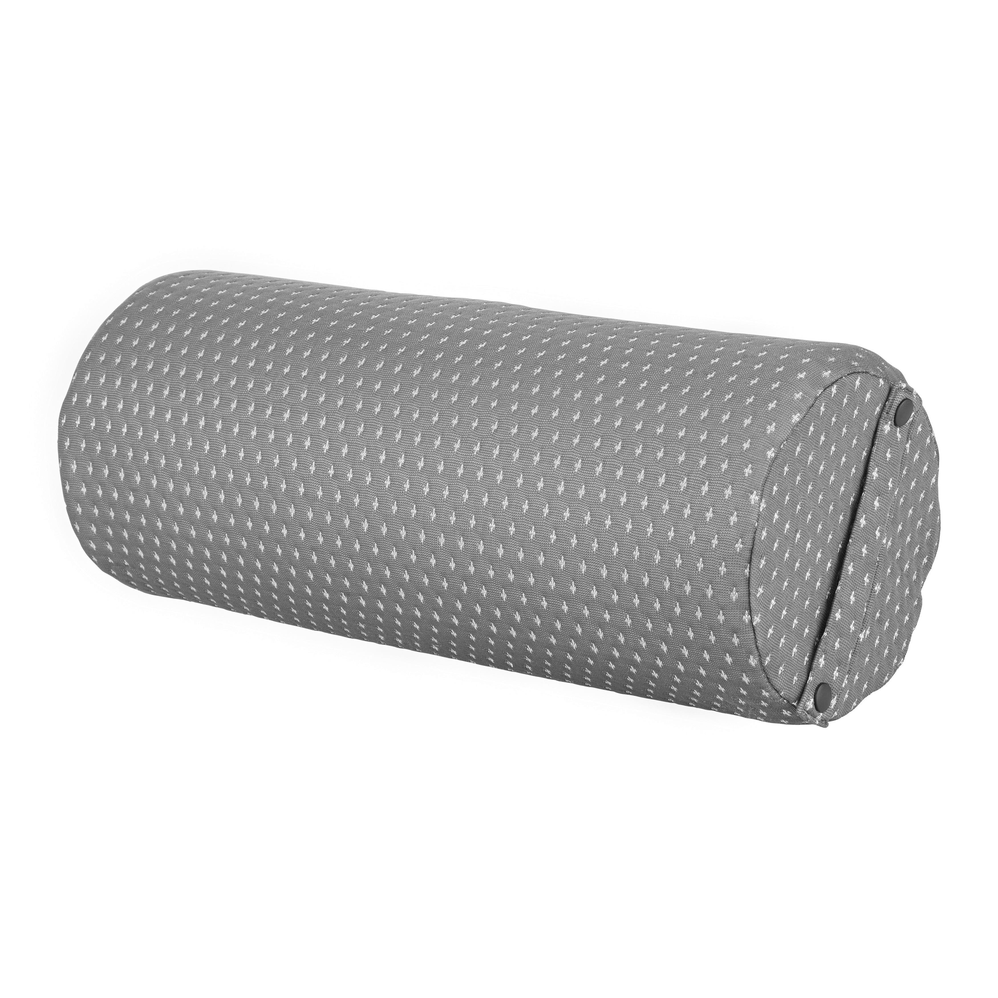 VÁLCOVÝ ANATOMICKÝ POLŠTÁŘ TRAVEL -EXT- - šedá, Konvenční (15/40cm) - Mömax