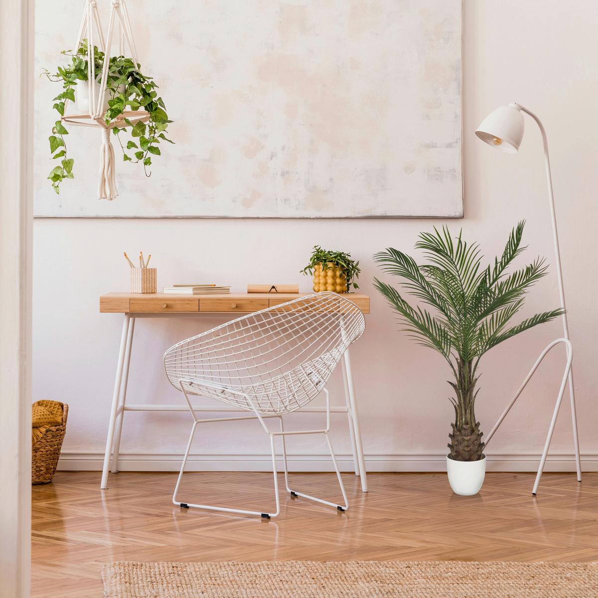 Kunstpflanze Dracaena Braun/weiß/grün B: 70 Cm - Weiß/Braun, MODERN, Kunststoff (70/120/70cm) - MID.YOU