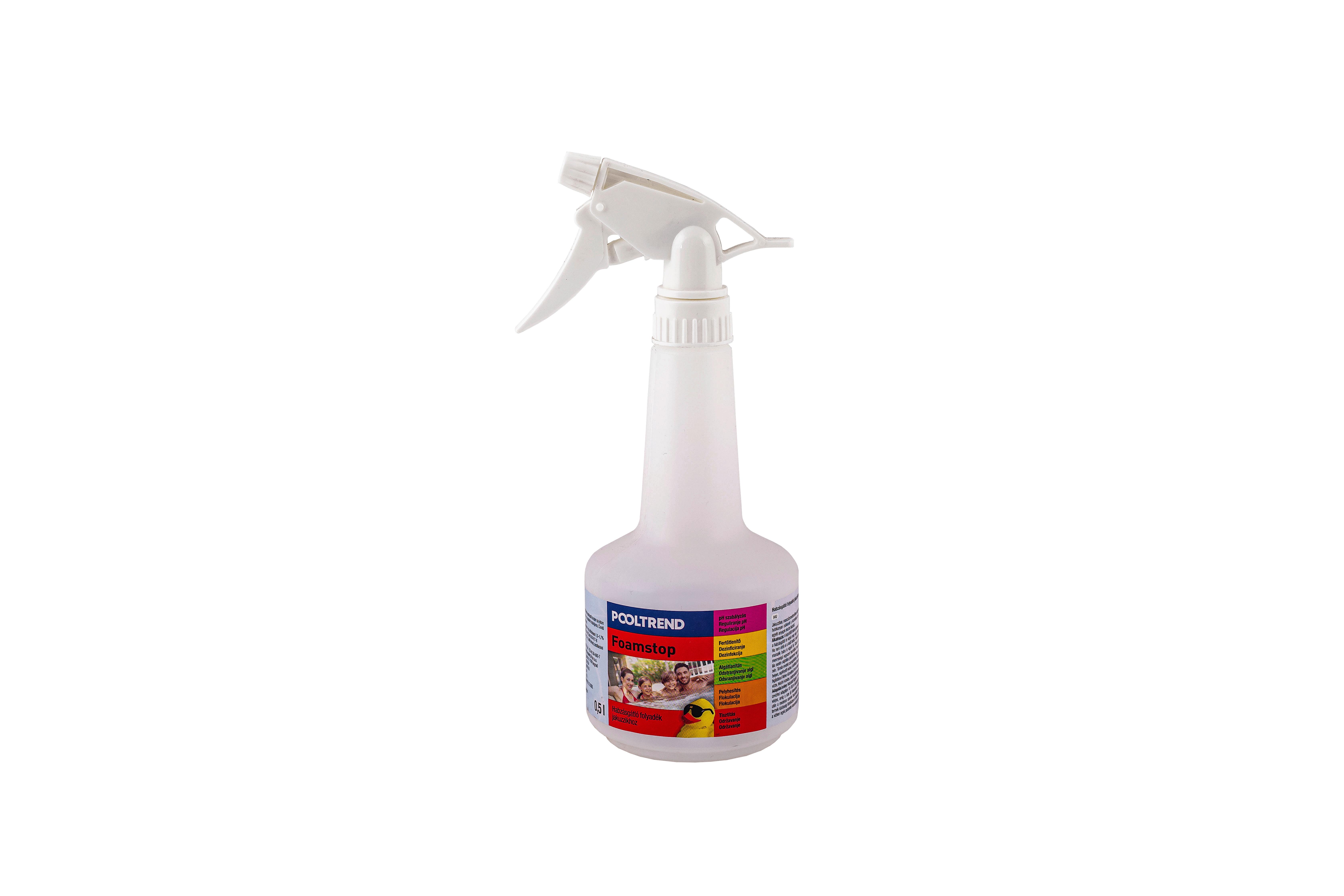 Habzásgátló Folyadék Pooltrend Foamstop - sárga/fekete, műanyag (0,5l)
