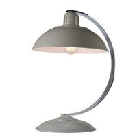 Tischleuchte Franklin-Grey - Grau, KONVENTIONELL, Metall (30/46/36cm) - Elstead Lighting