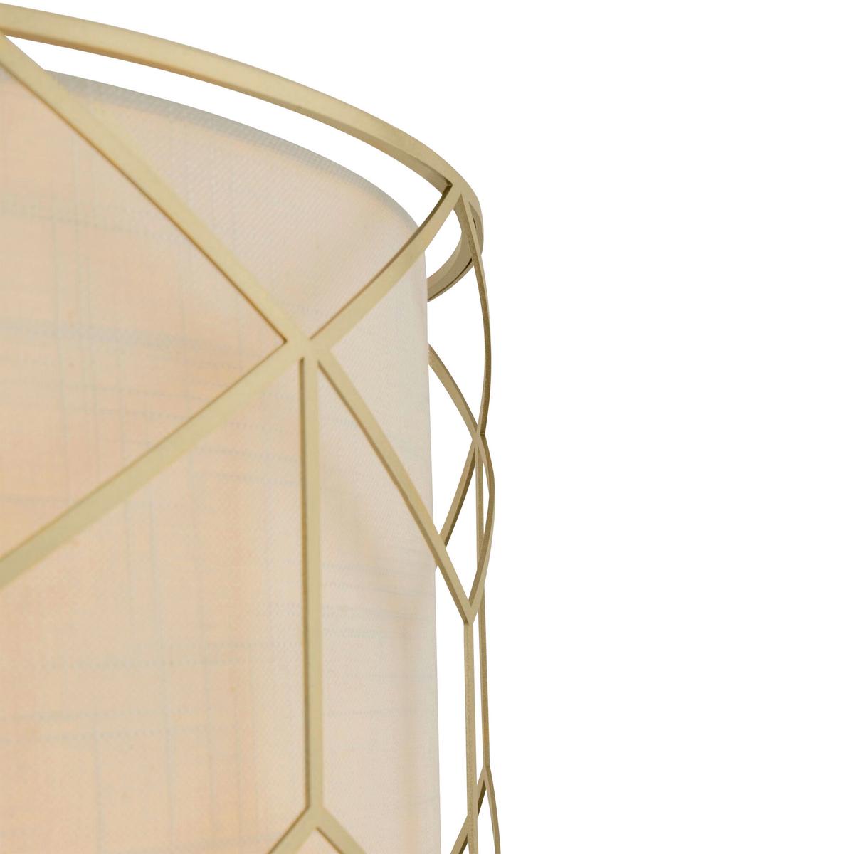 Pendelleuchte Messina - Goldfarben, Basics, Kunststoff/Textil (49/19/45cm) - MAYTONI