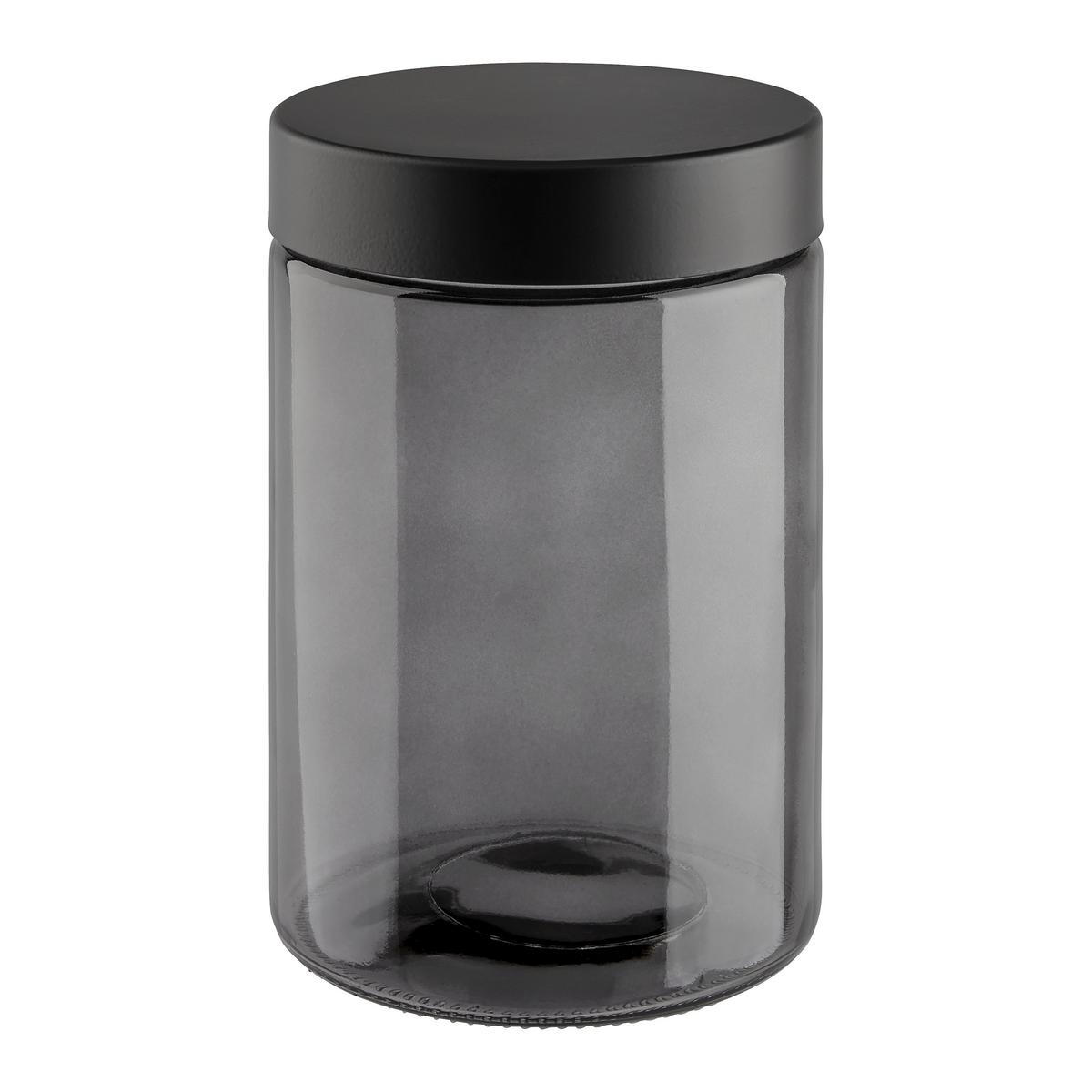 Dóza na potraviny MAGNUS BLACK - 1,2 L - čierna/sivá, Modern, kov/plast (11/16,5cm) - Mömax