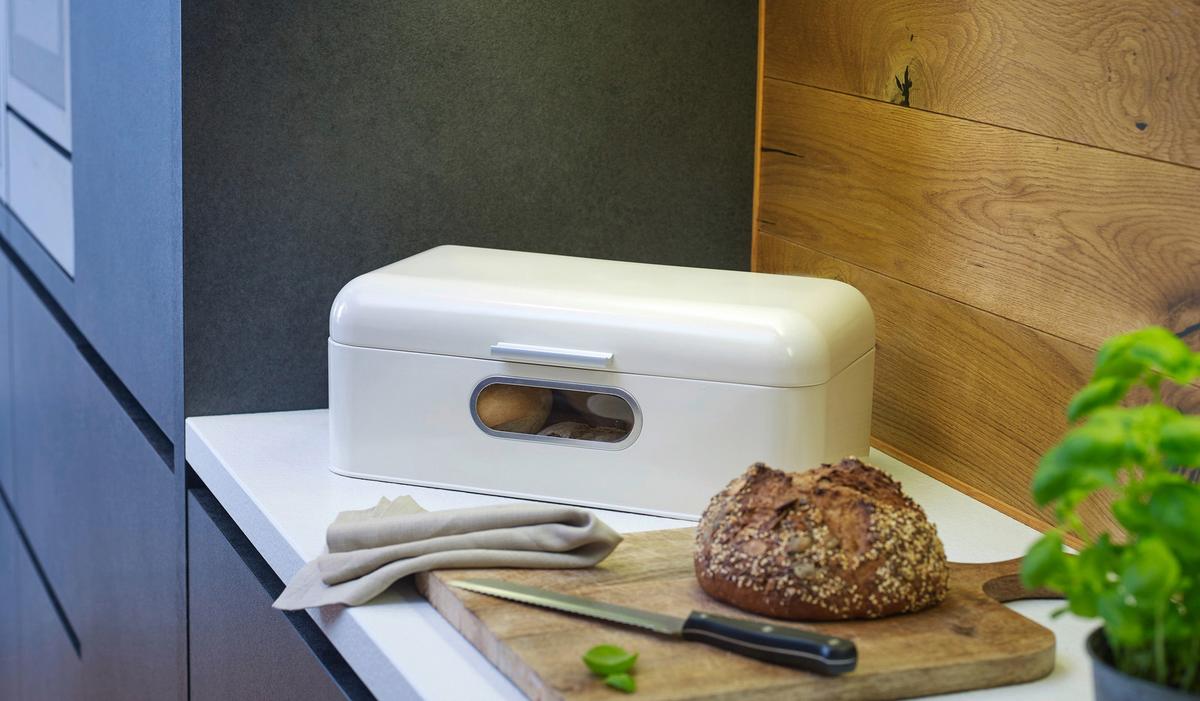 CHLEBNÍK EW-BB-0121 - krémová, Basics, kov (42/23/16,5cm) - Echtwerk