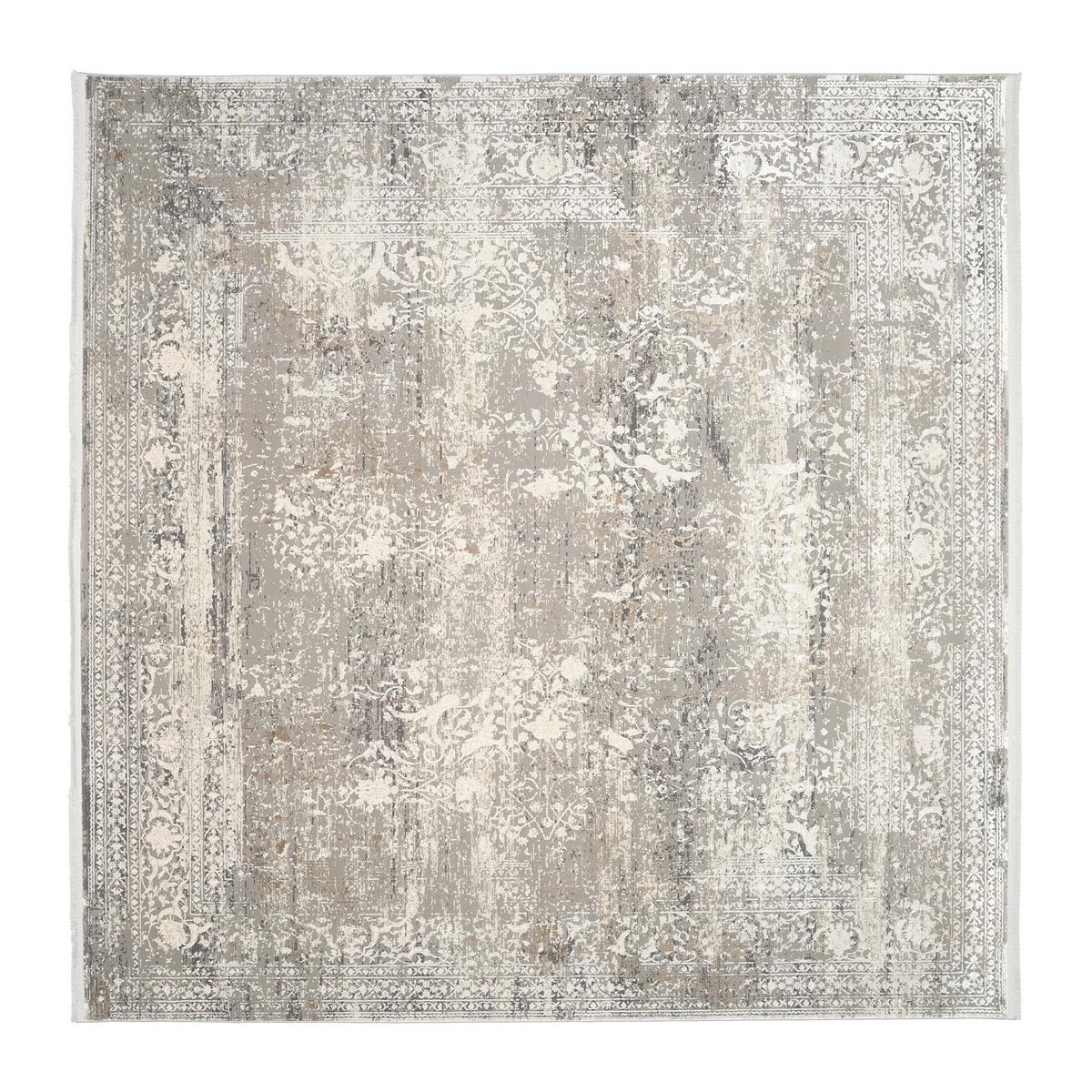 Webteppich Avignon Grau/Goldfarben 240x240 cm - Goldfarben/Grau, Design, Textil (240/240cm) - Dieter Knoll