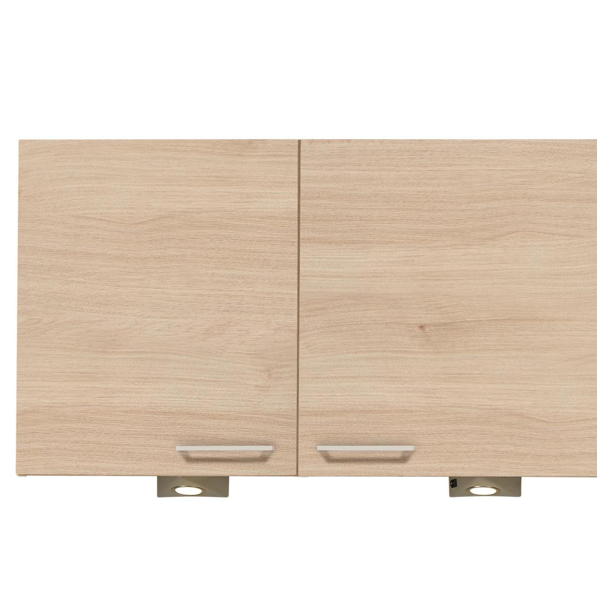 Küchenzeile Win/Plan Mit Geräten 280 cm Anthrazit/Eiche - Wildeiche/Anthrazit, Basics, Holzwerkstoff (280cm) - Express
