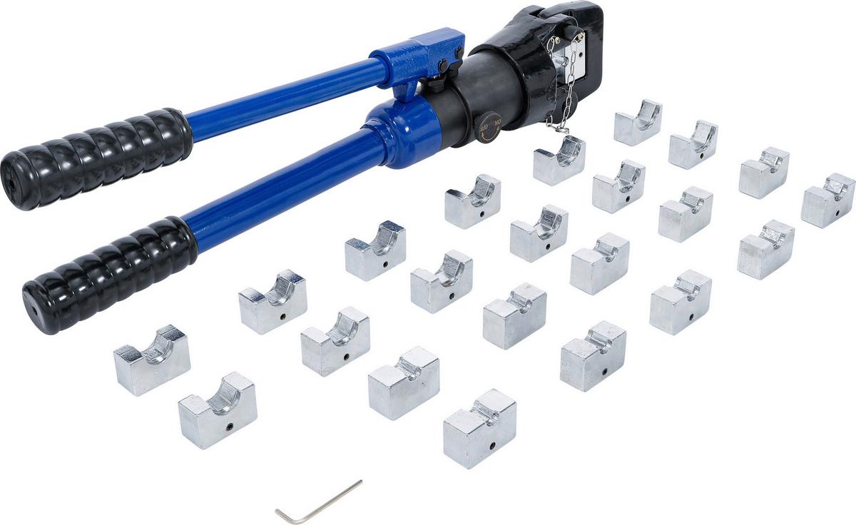 Crimpzangen-Satz Hydraulisch Blau/Schwarz - Blau/Schwarz, Basics (61,8/21,6/9,5cm)