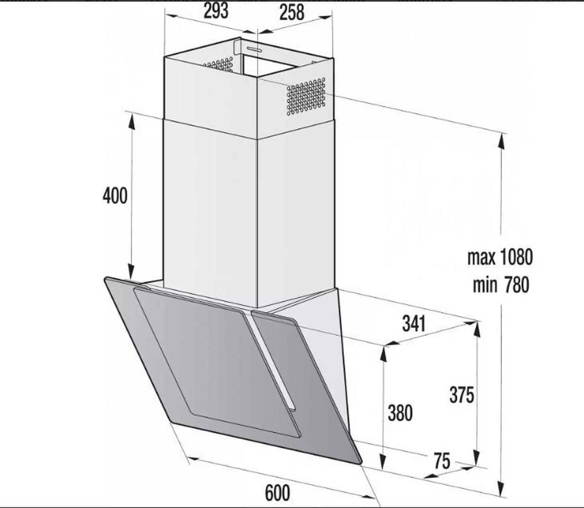 Digestor MORA OV 686 GB - čierna, Basics (60cm) - Mora