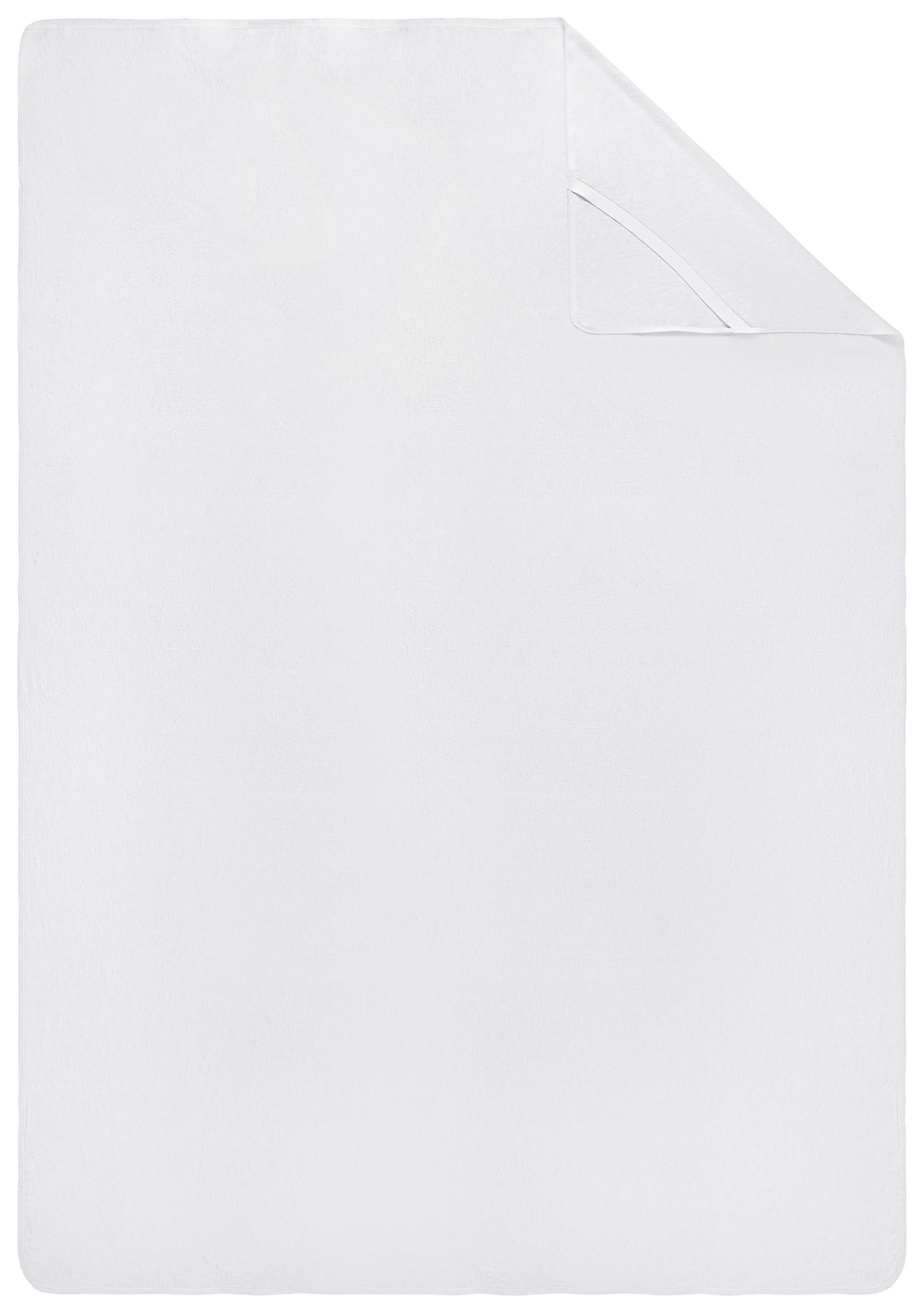Chránič matraca Xaver, 90/200cm, biela - biela, textil/plast (90/200cm) - Modern Living