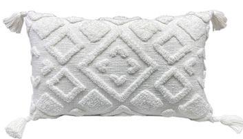 DEKORAČNÍ POLŠTÁŘ BOHO - bílá, Lifestyle, textil (40/60cm) - Mömax