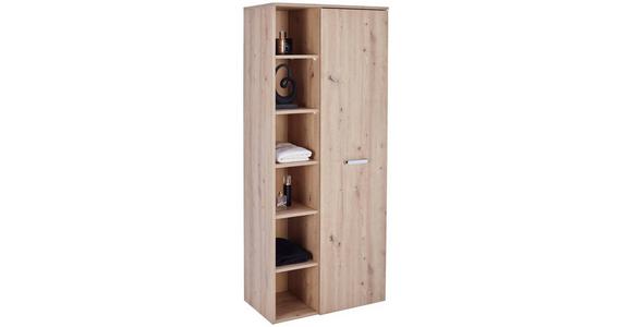 Hochschrank Fresh 240-Z-06502 Hs - Eiche Artisan, KONVENTIONELL, Holzwerkstoff (65/168,5/38,5cm) - Ondega