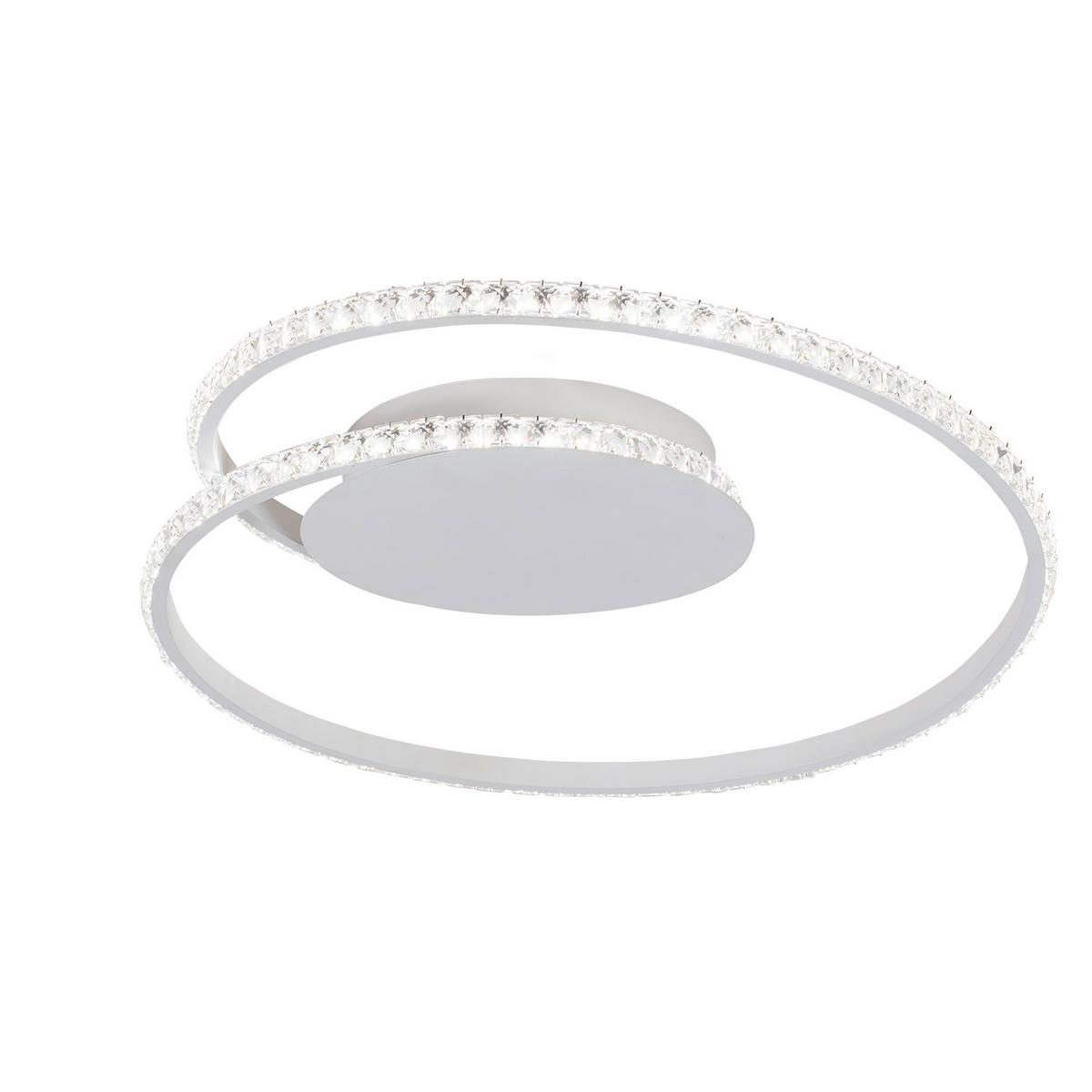 LED-Deckenleuchte 5052/Plb - Weiß, Design, Metall (50/10/43cm)