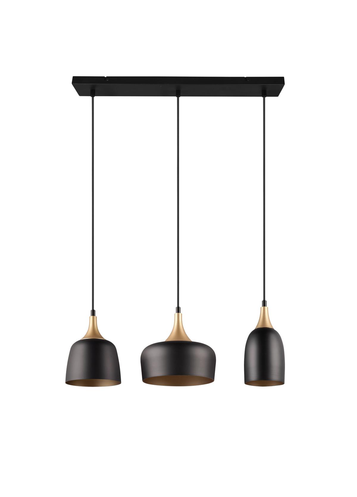 Pendelleuchte 310500332 Chiraz - Schwarz, Design, Metall (63/20/150cm) - Trio Leuchten