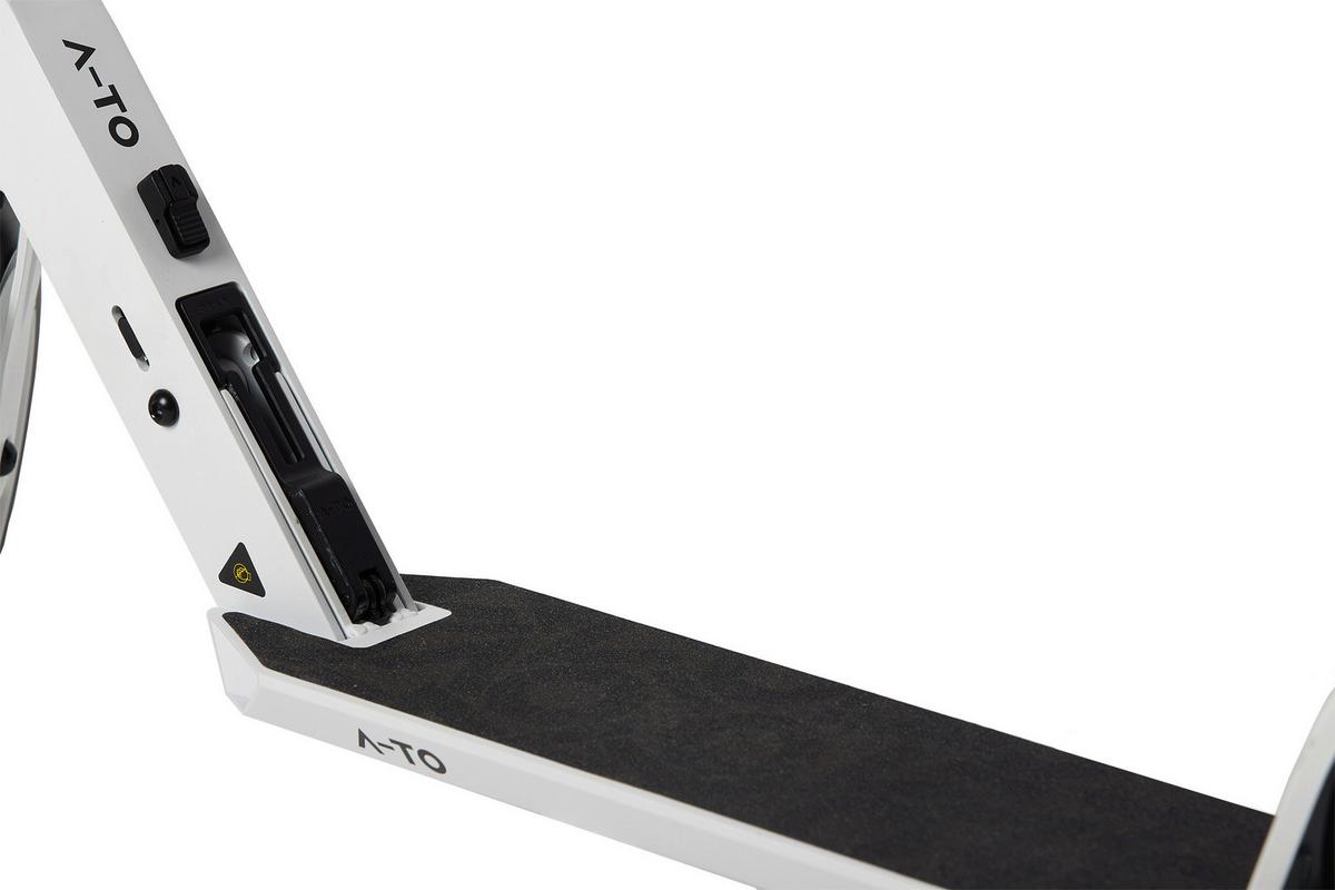 Kickscooter Ultimo Weiß Ø 200 mm - Weiß, KONVENTIONELL, Metall