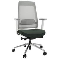 Bürostuhl Chiaro T2 Mit Wippfunktion Schwarz/Weiß - Schwarz/Weiß, MODERN, Kunststoff/Textil (67/118/63cm) - MID.YOU