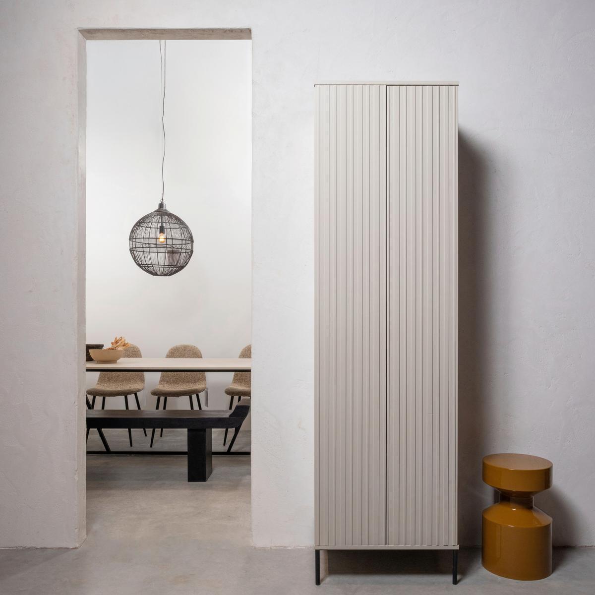 Beistelltisch Ferry Honig B: 30 cm - Honig, Design, Metall (30/30/47cm) - Livetastic