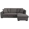 Ecksofa Lukas Dunkelgrau S: 239x158 Cm - Dunkelgrau, Trend, Textil (239/158cm)