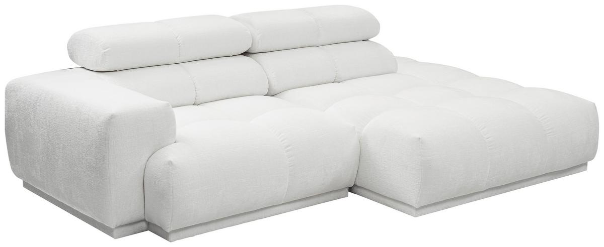 Ecksofa Chani Creme, Schenkel: 239x150 Cm - Creme, MODERN, Textil (239/150cm) - MID.YOU