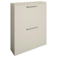 Cipősszekrény Leon 2 *top Ár* - fehér, Basics, faalapú anyag (64/82,4/19cm) - Best Price