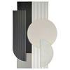 Akustický panel MILLA - černá/hnědá, textil (60/90cm) - Mömax