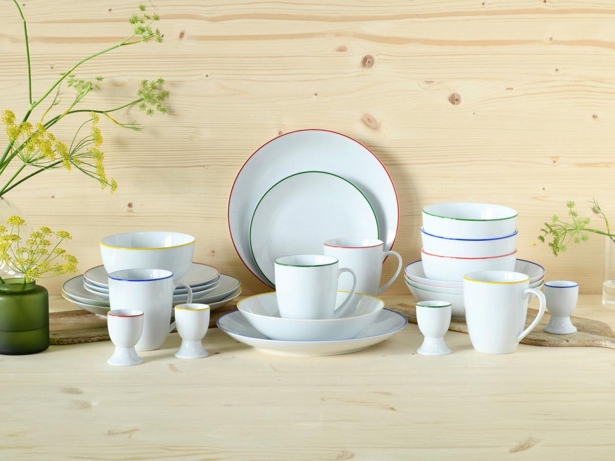 Kombiservice Multicolor L: 39 cm - Multicolor, Basics, Keramik (39/33/30,5cm) - Creatable