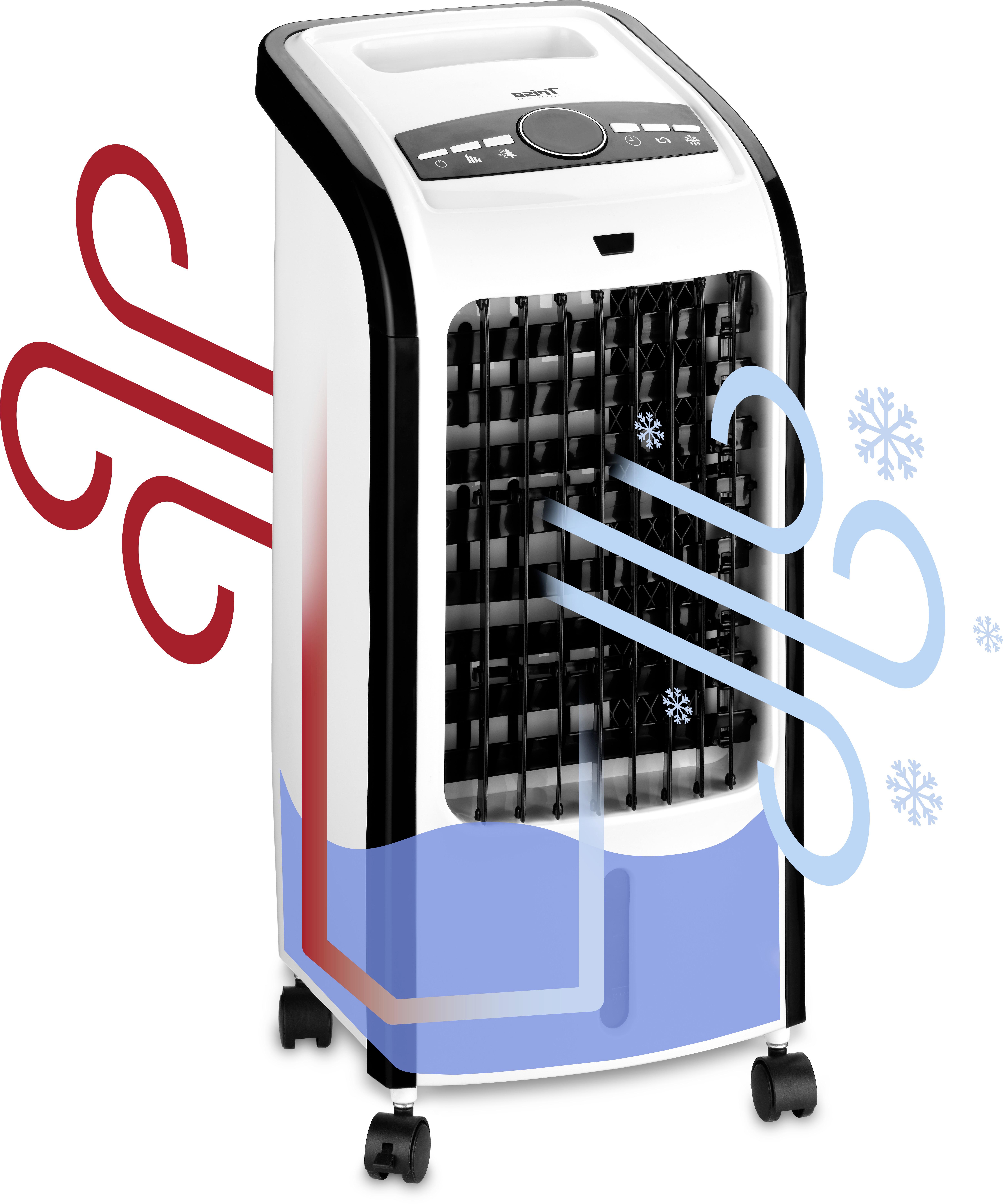 Luftkühler Hydro Cool B: 31 cm - Weiß, Basics, Kunststoff (31/28/60cm) - Trisa Electronics