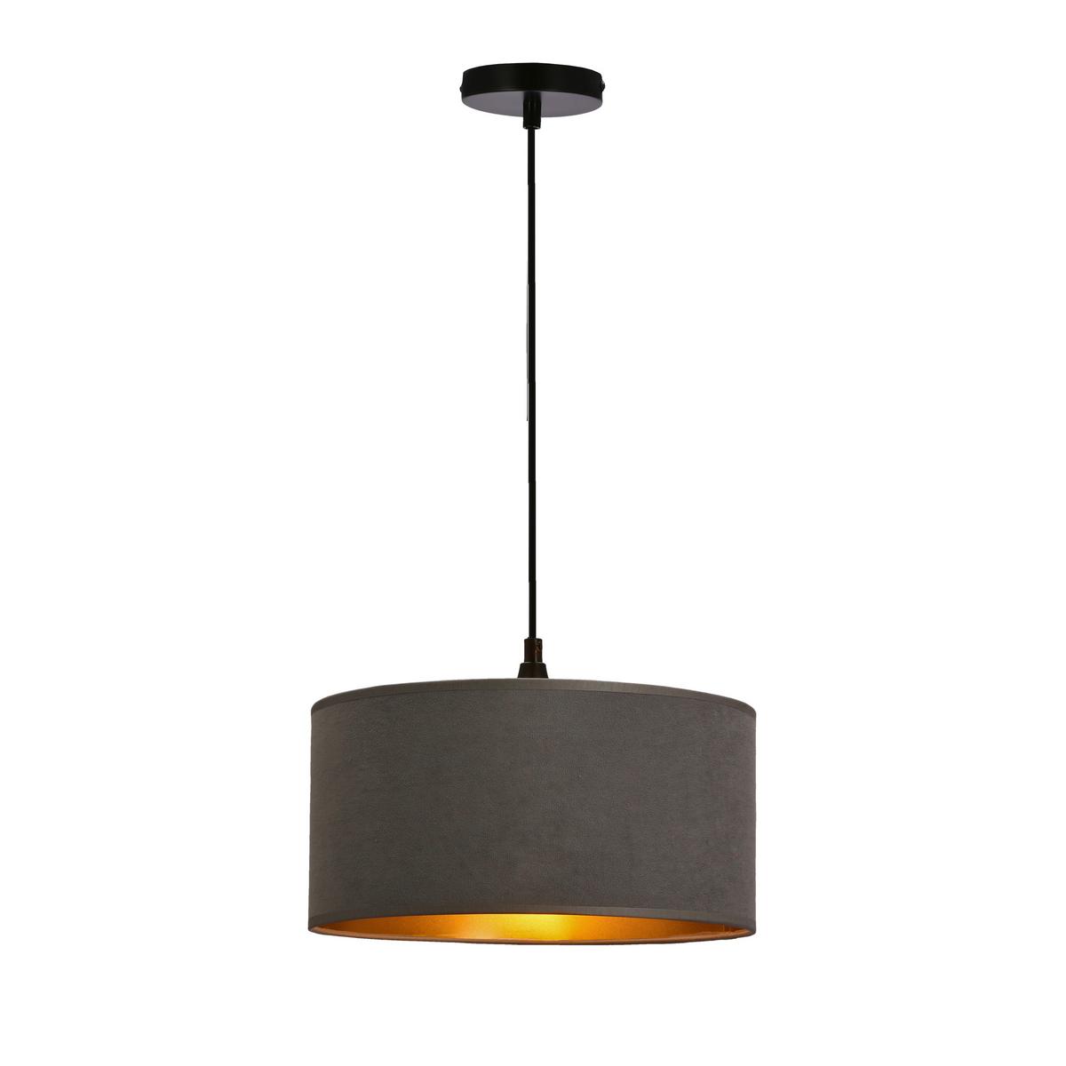 Pendelleuchte 31-22257 Maloto - Goldfarben/Schwarz, KONVENTIONELL, Kunststoff/Metall (30/30/115cm)