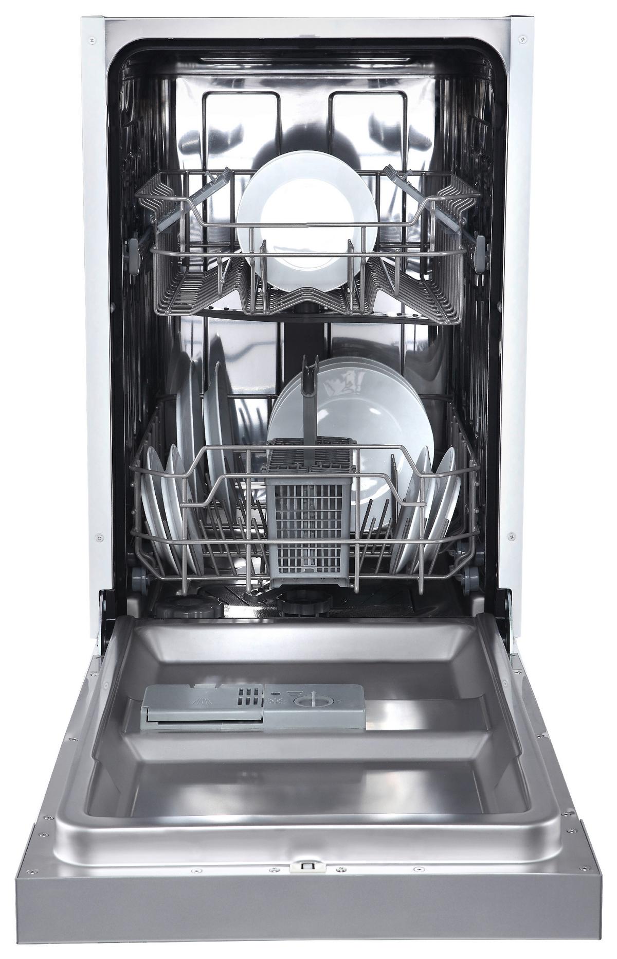 Geschirrspüler Respekta Katha - Weiß/Grau, Trend, Kunststoff/Metall (44/81,5/57cm) - Respekta