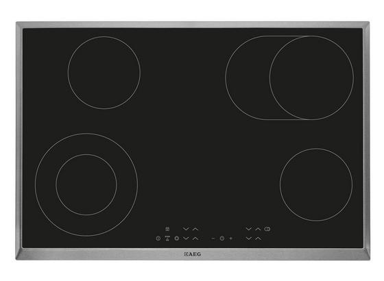 Glaskeramikkochfeld Hk834060x-b - Schwarz, Glas (76,3/51,6cm) - AEG Glaskeramikkochfeld Hk834060x-b - Schwarz, Glas (76,3/51,6cm) - AEG