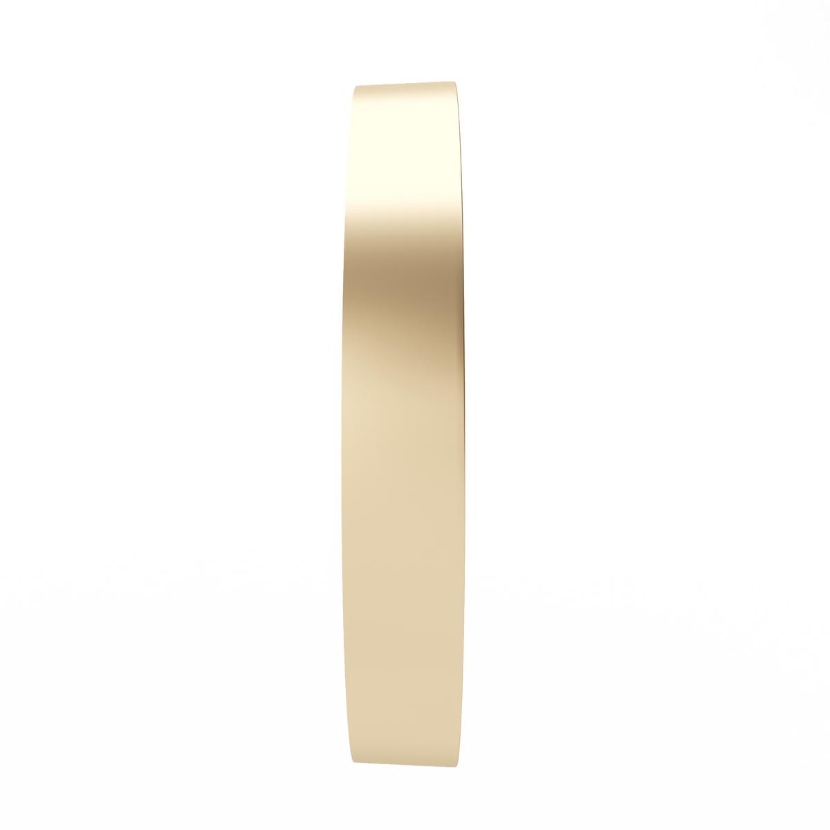 Wanduhr Heather Goldfarben B: 28 Cm - Goldfarben, Basics, Kunststoff/Metall (28/28/4cm) - Playboy