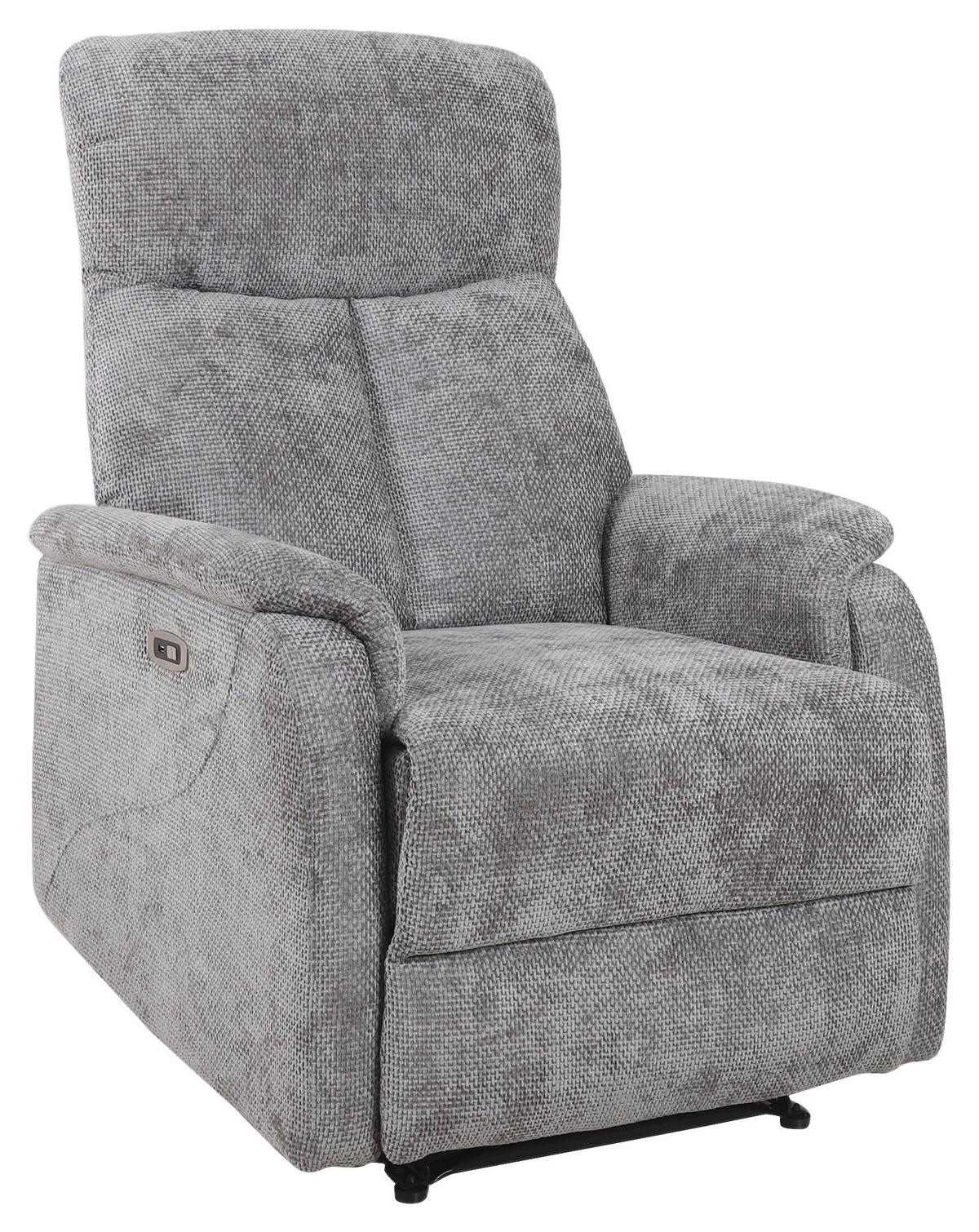 Relaxačné kreslo JOHNSY, antracitová - čierna/antracitová, Modern, kov/textil (75/106/91cm) - Mömax