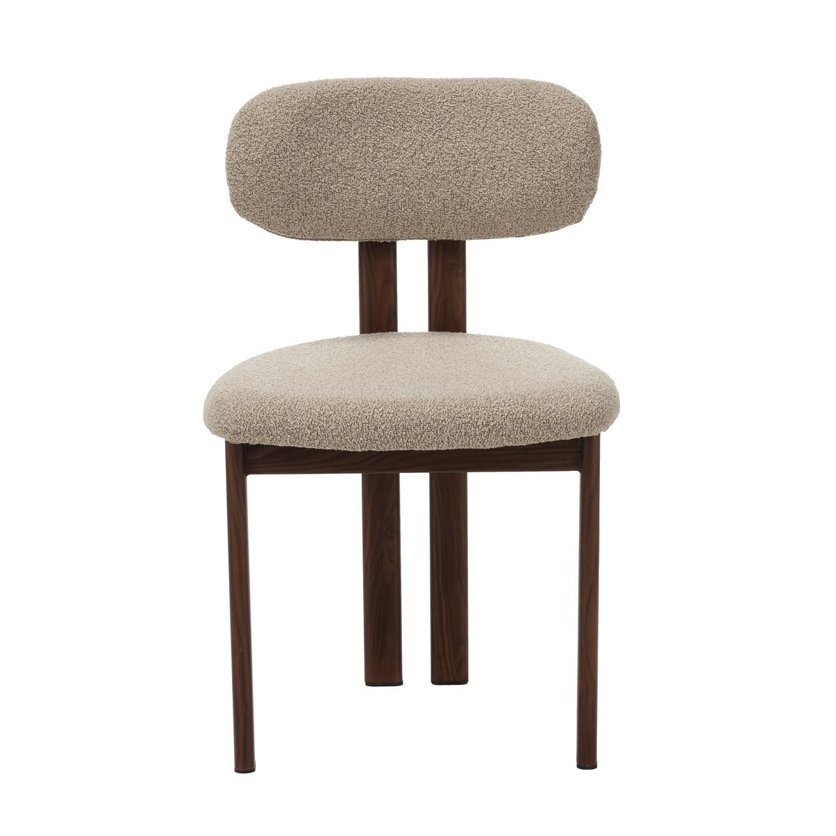 STUHL-SET Miyo Sandfarben B: 50cm - Sandfarben, MODERN, Textil/Metall (50/80/52cm) - Livetastic