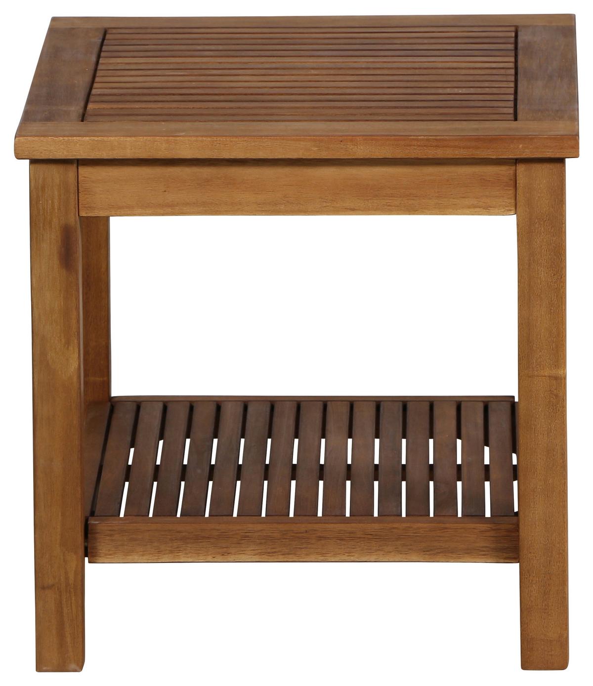 Gartentisch Akazienholz L 45 Cm - Akaziefarben, MODERN, Holz (45/45/45,5cm) - Siena Garden