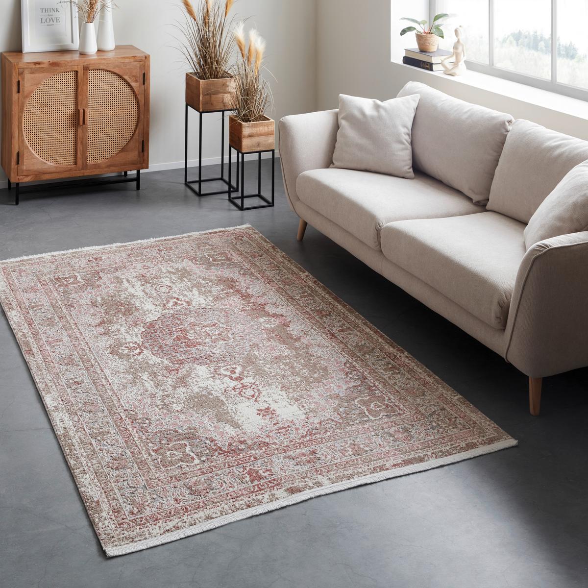 TKANÝ KOBEREC Marcus 3, 160/230cm, ružová - ružová, textil (160/230cm) - Mömax