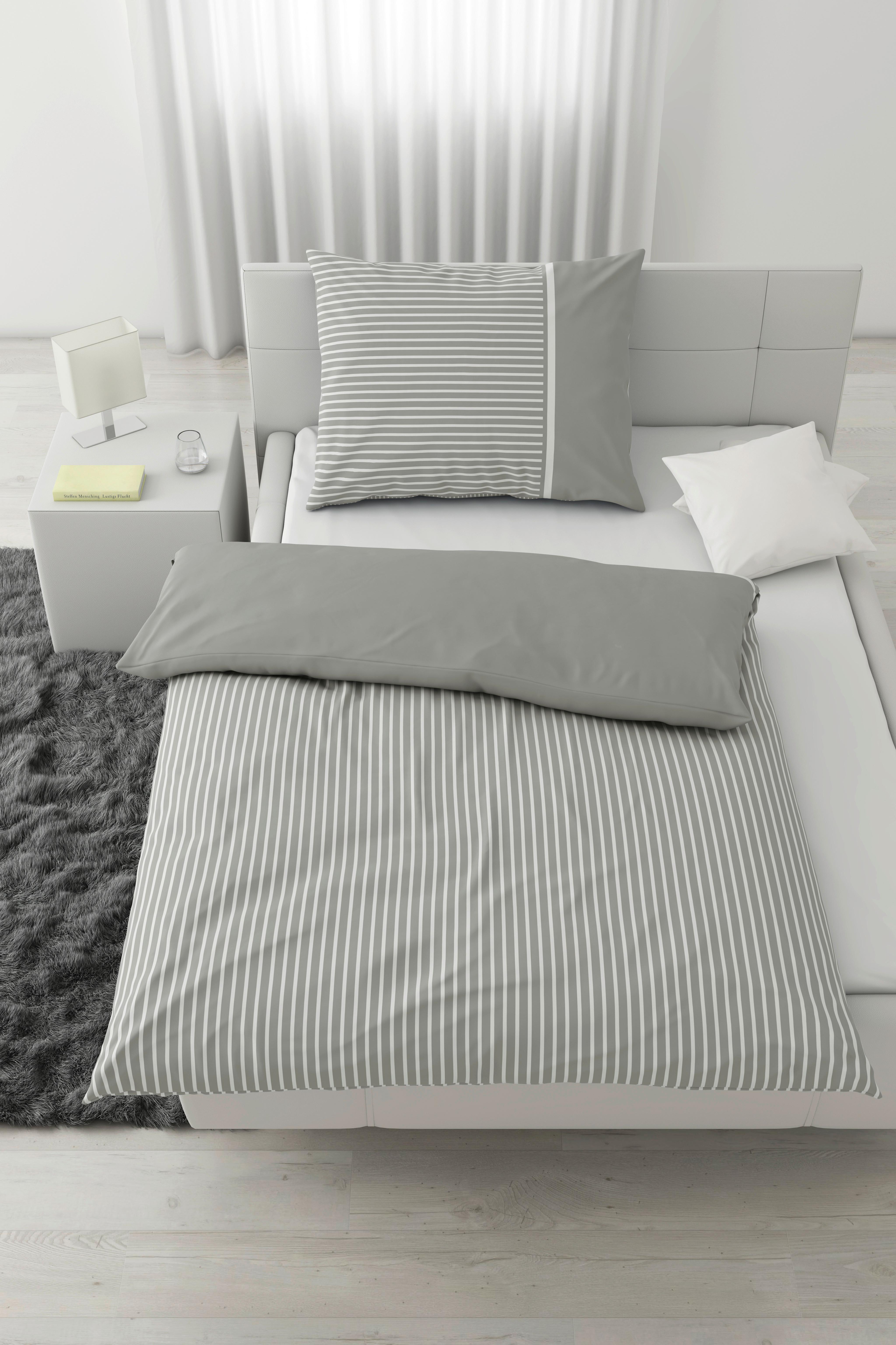 POVLEČENÍ JOHANNES - světle šedá, Konvenční, textil (140/200cm) - Mömax