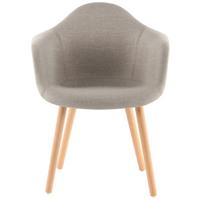 Armlehnstuhl-set Winston 325 Beige - Beige, Design, Textil/Metall (62/80.5/64cm) - Kayoom