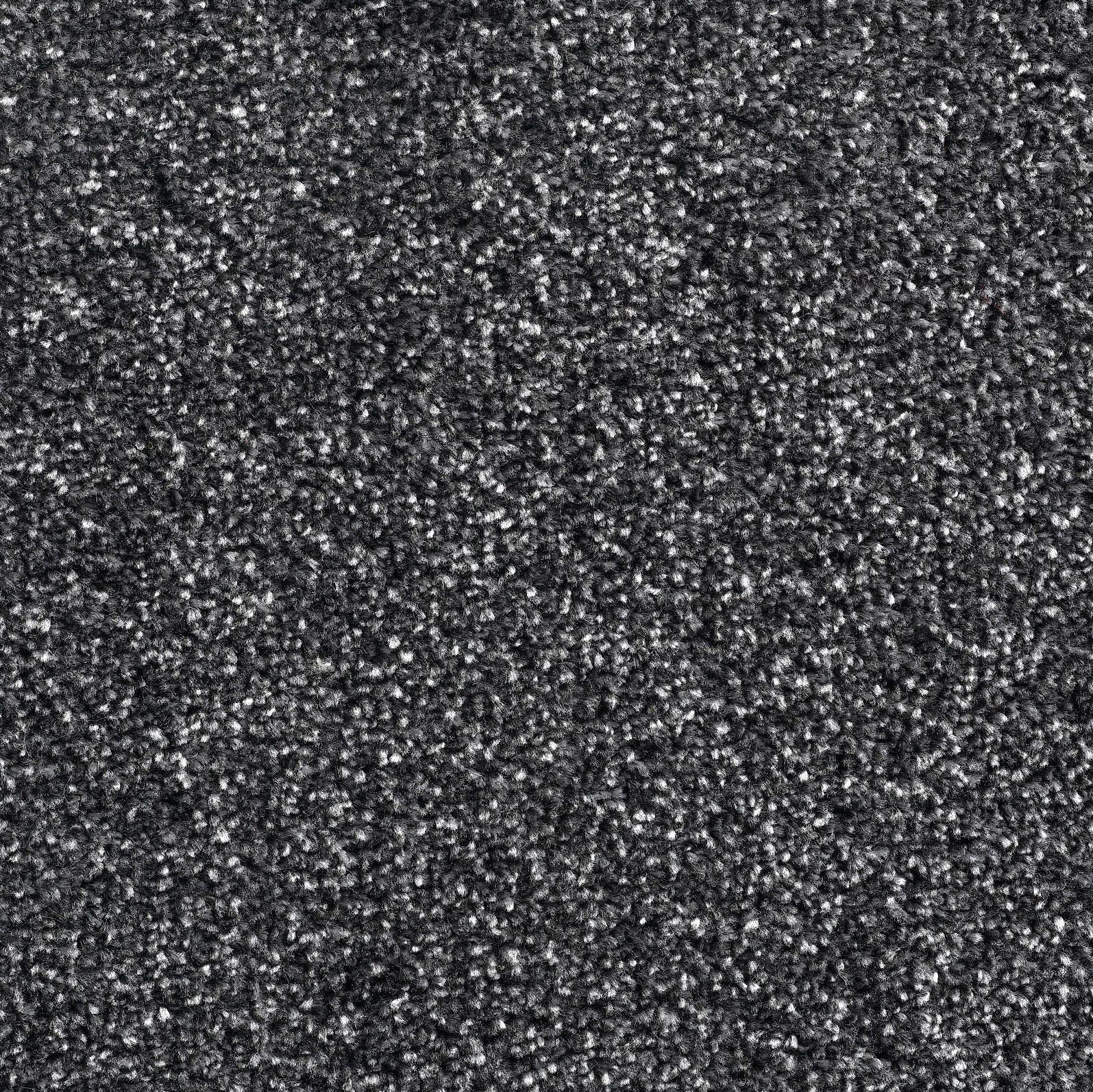 Teppichfliese Dunkelgrau Amalfi 50x50 cm Florhöhe 5 mm - Dunkelgrau, Basics, Textil (50/50cm)