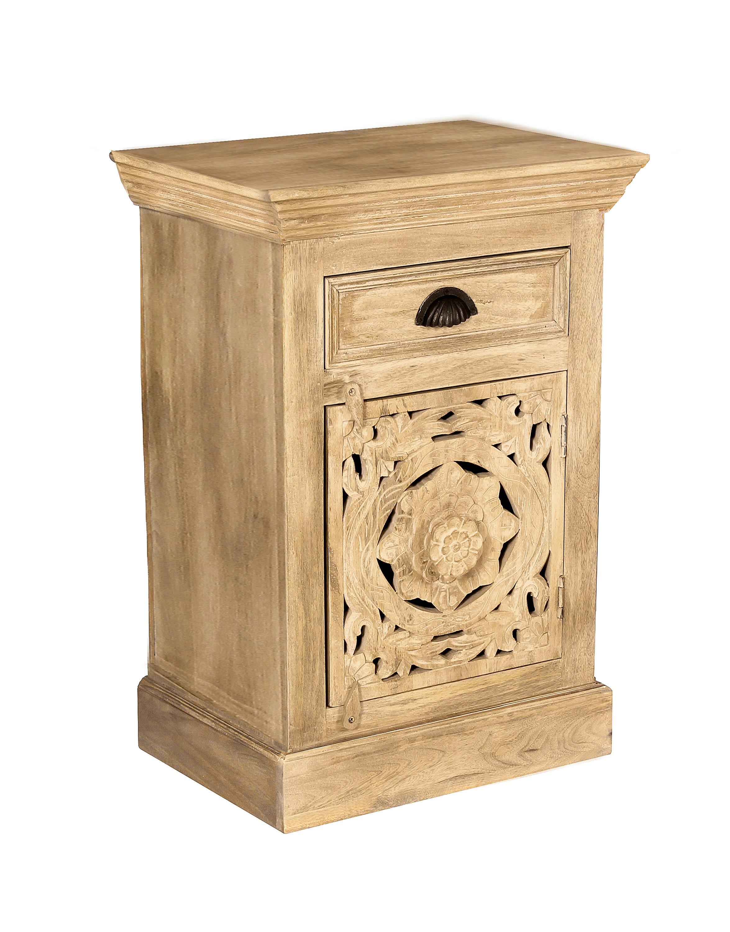 KOMMODE Naturfarben B: 50cm - Naturfarben, Design, Holz (50/72/35cm) - MID.YOU