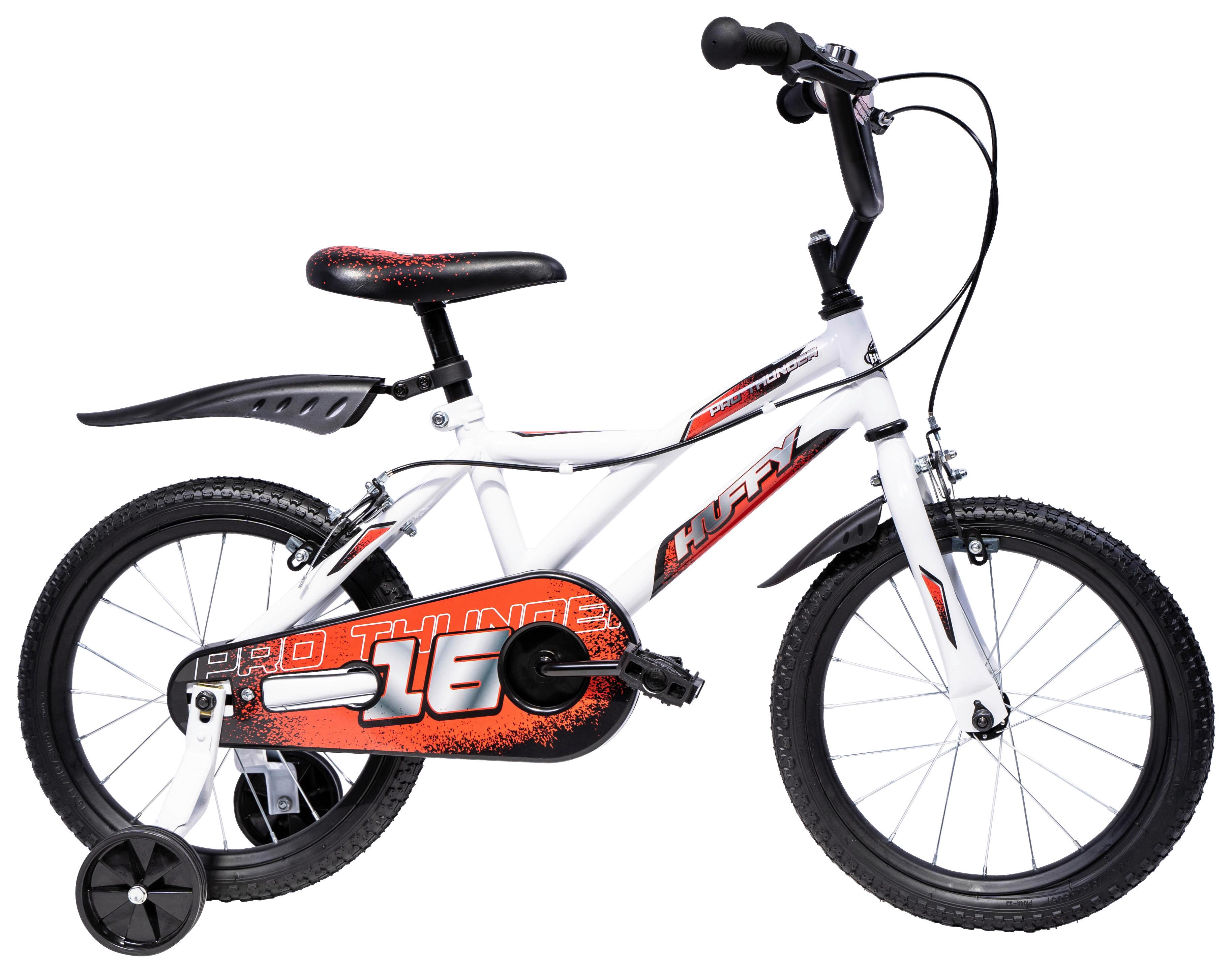 Kinderfahrrad 16 Zoll - Orange/Weiß, Basics, Metall (46,5/54/75cm)
