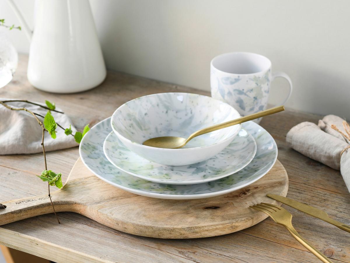 Kombiservice Keramik 4 Personen Geschirr Set - Multicolor, Basics, Keramik - Creatable