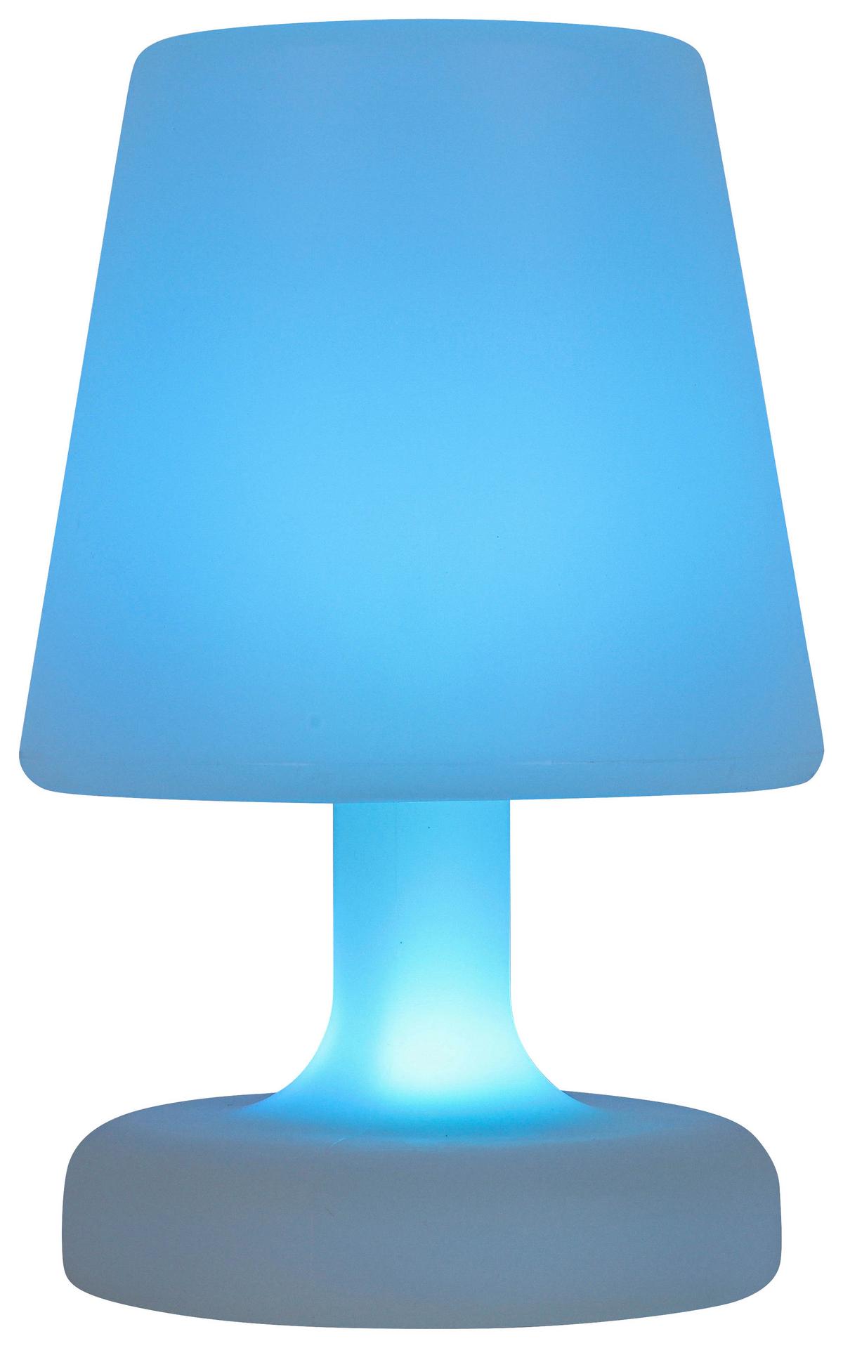 STOLNÁ LED LAMPA PRIMA - biela, Konventionell, plast (16/25cm) - Mömax