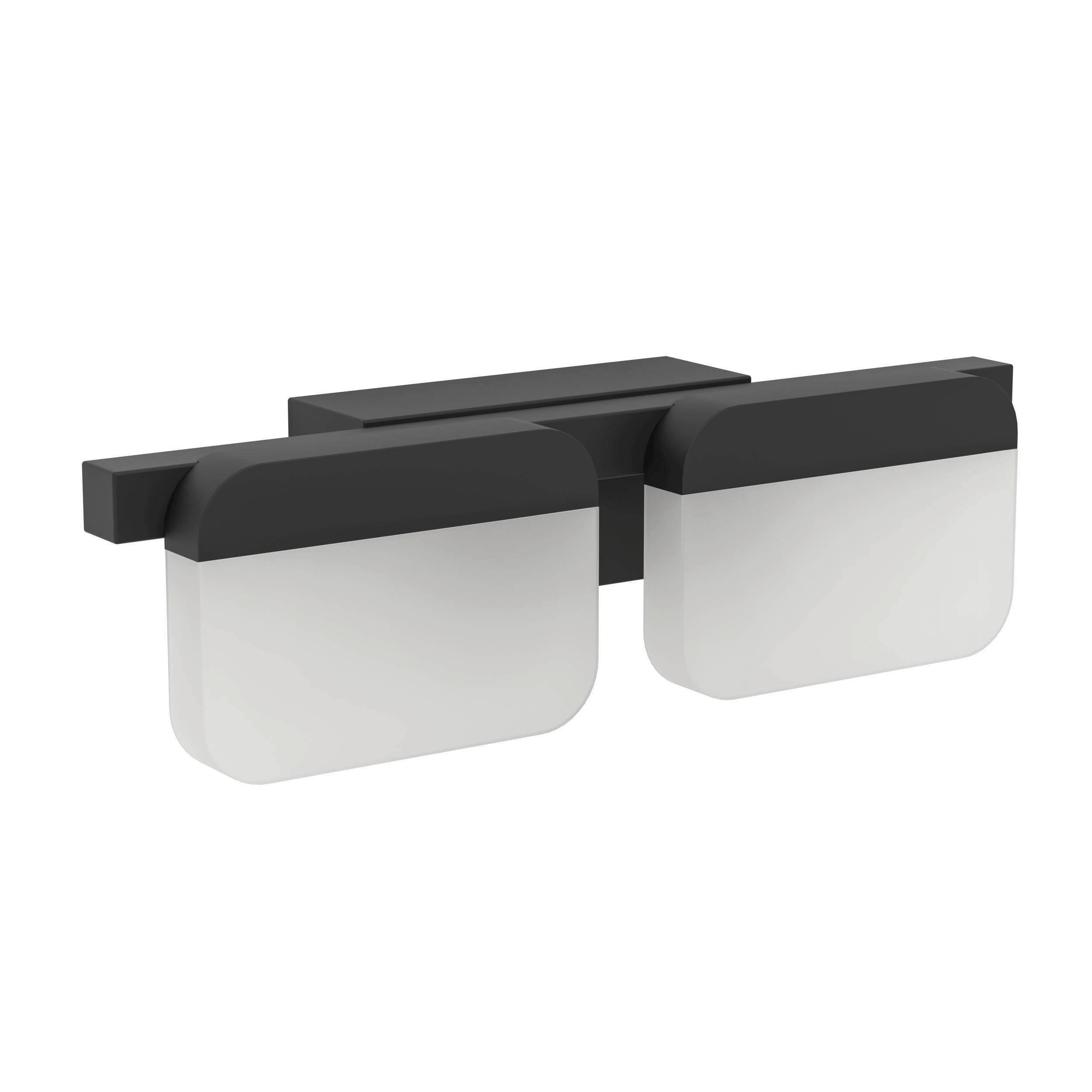 Wandleuchte 98877* Ervidel - Schwarz, Design, Kunststoff/Metall (90/32/32cm) - Eglo