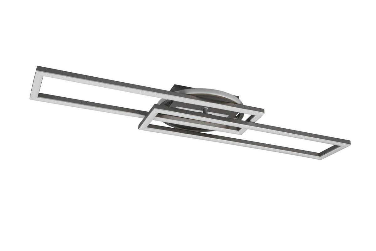 LED-Deckenleuchte R67183107  Twister - Nickelfarben, Basics, Metall (90/24,5/8,5cm)