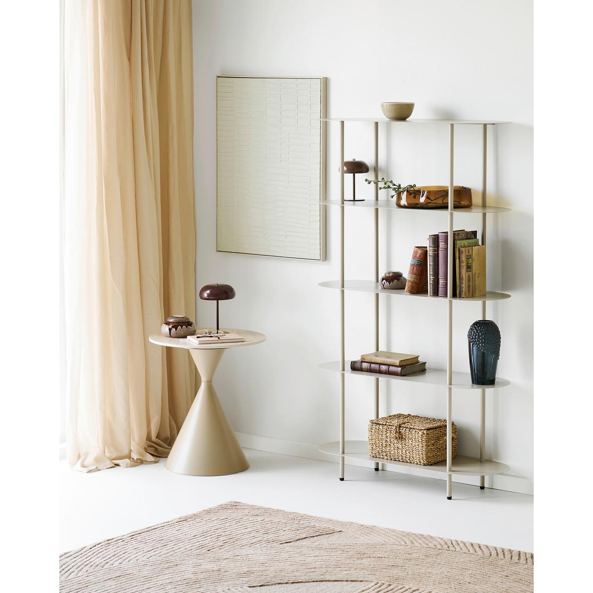 REGAL Rieti, Beige B: 90 cm - Beige, Design, Metall (90/150/31cm) - MID.YOU