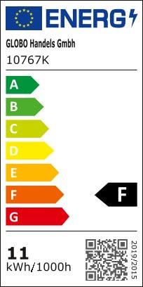 LED žárovka E27, 11W, 230V - opál, plast (6/11,5cm)
