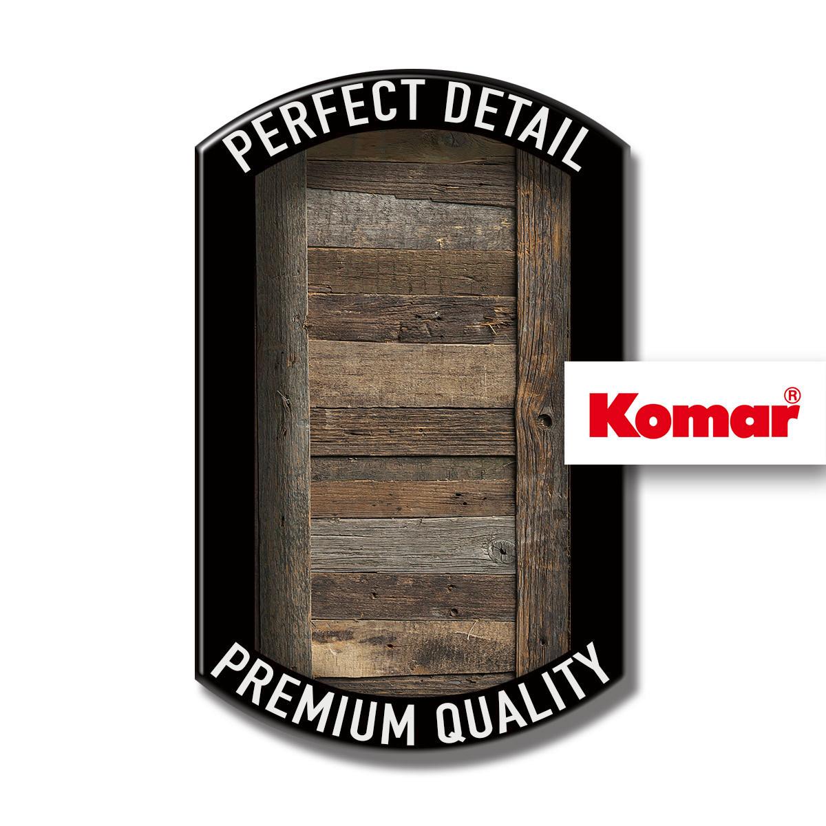 Vliestapete Lodge - Braun, Basics (100/280cm) - Komar
