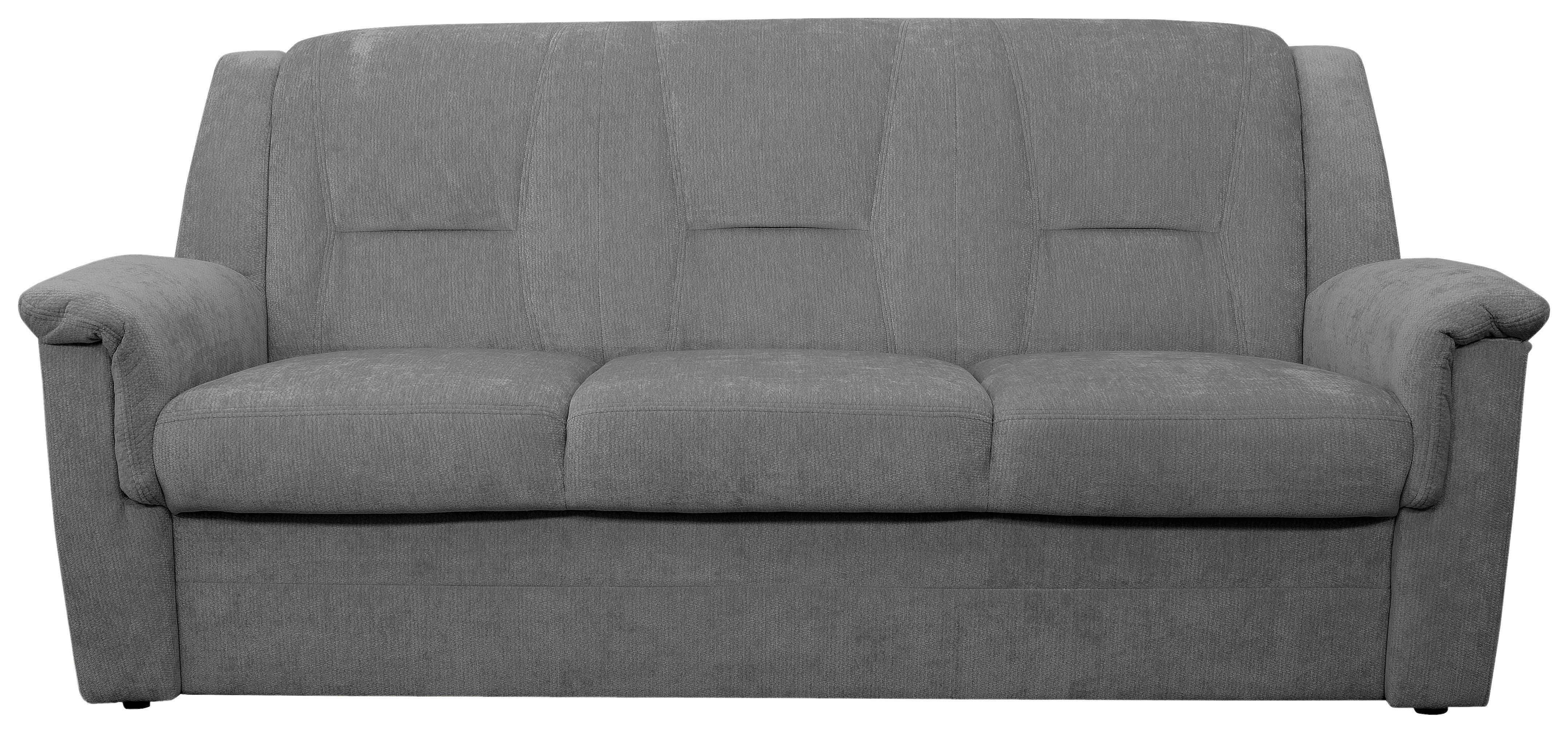 3-SITZER-SOFA Rafael, Grau B: 209 cm - Beige/Schwarz, Trend, Textil (209/95/95cm)
