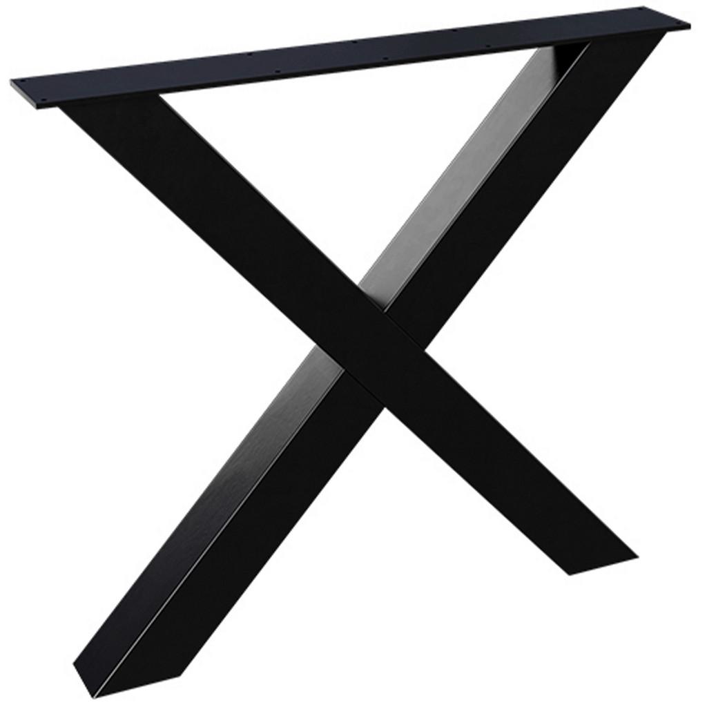 TISCHGESTELL Tablo Schwarz B: 79cm