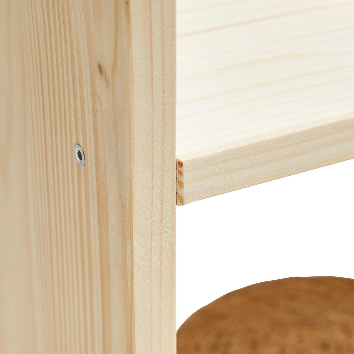 REGÁL WOODY II -TOP- - přírodní barvy, Natur, dřevo (70/115/32cm) - Based