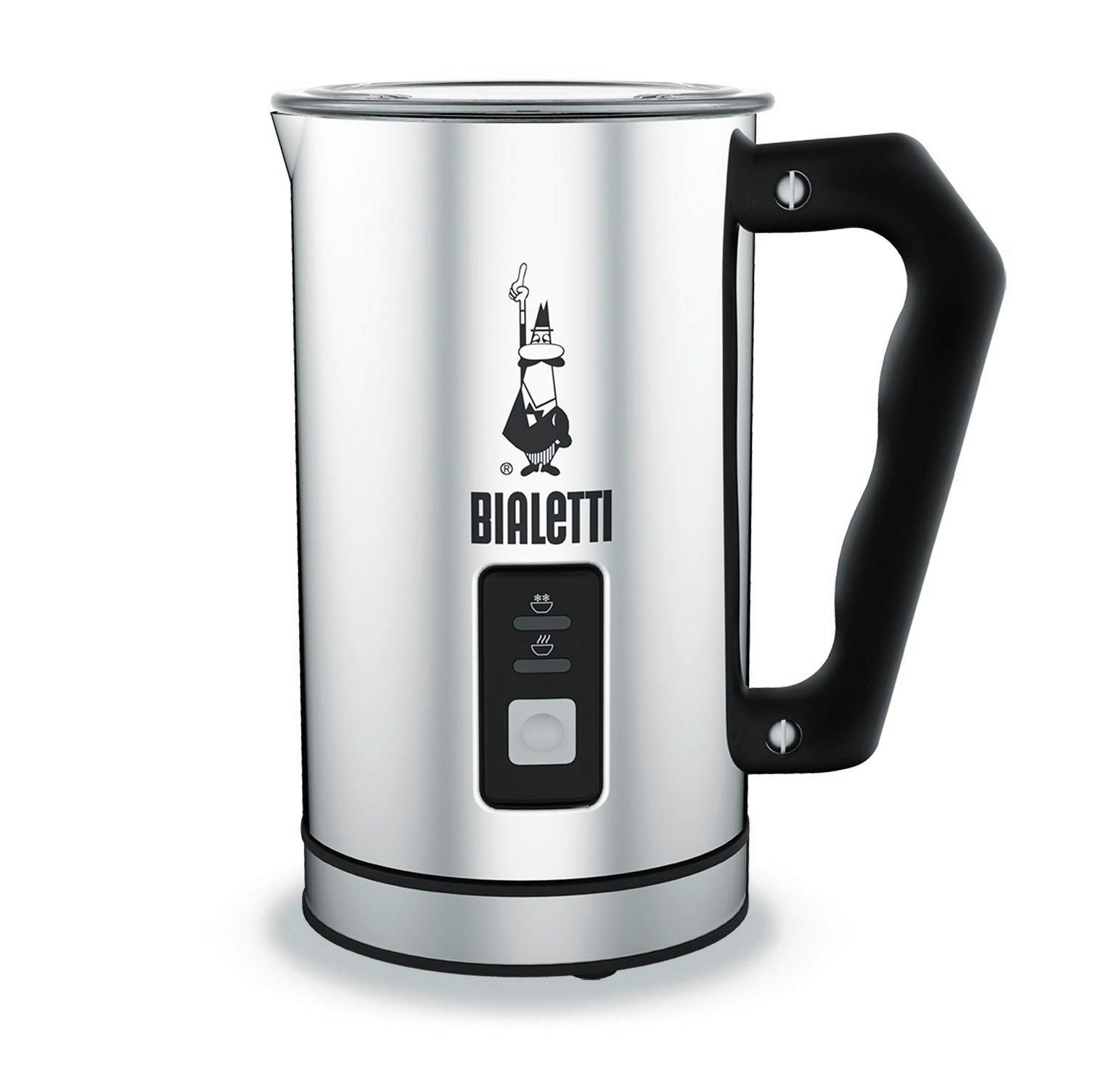 MILCHSCHÄUMER Edelstahl, Silberfarben - Silberfarben, Basics, Kunststoff/Metall (16/11/18.7cm) - Bialetti
